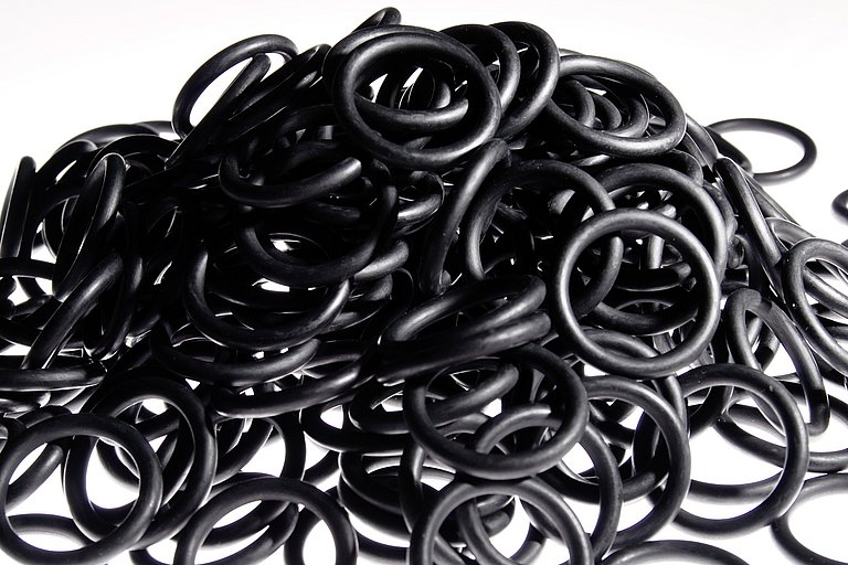 schwarze O-Ringe