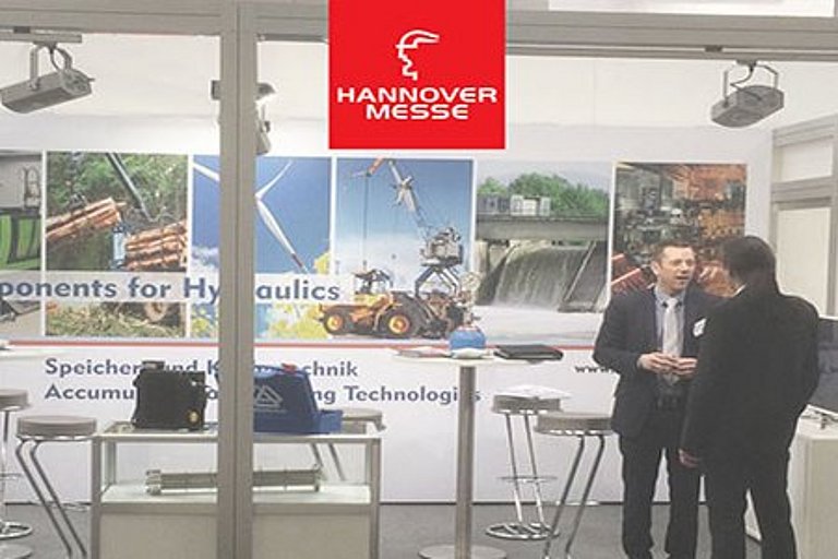 Komplettbild unseres Messestands