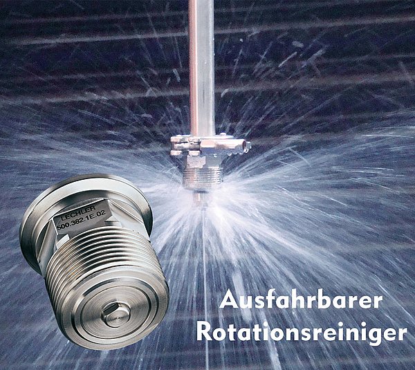 Ausfahrbarer Rotationsreiniger